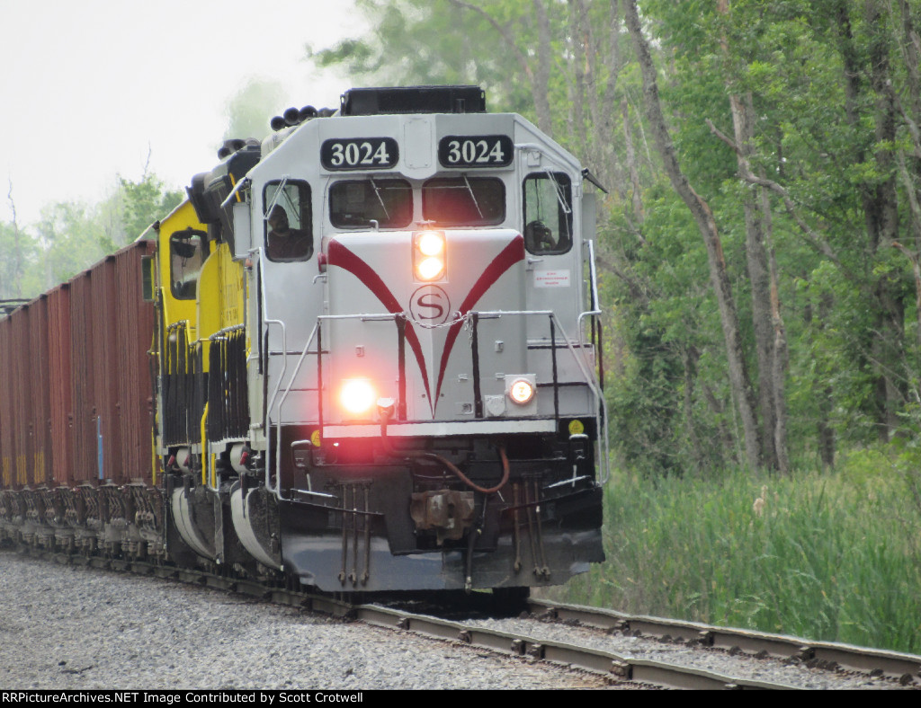Almost at the grade crossing